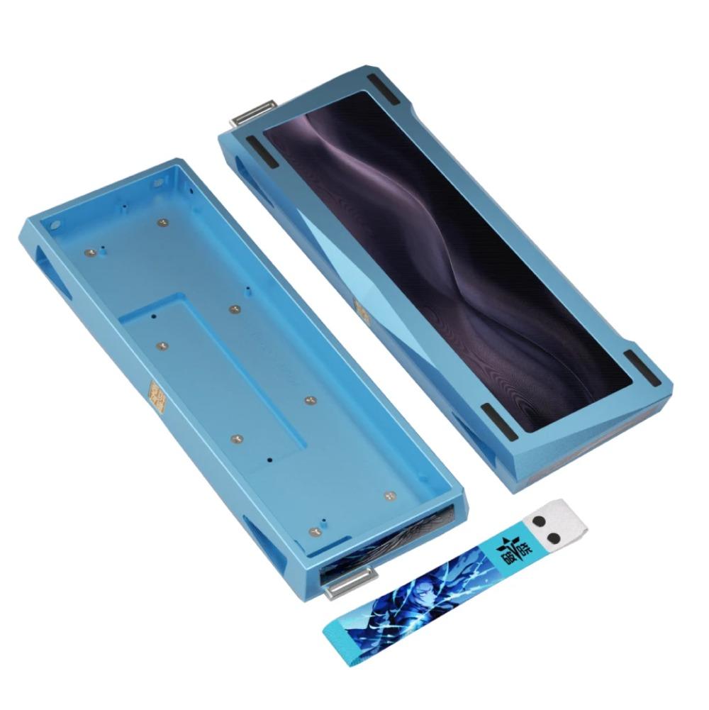 YODALL Aluminum Mechanical Keyboard Case Personalized Custom Modified Keyboard Case for GH60/Wooting60HE60HE+/RAKKA/GATERON GT60