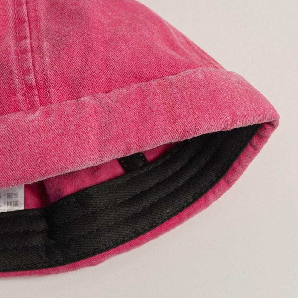 Washed Old Beanie Hat Solid Color Beanie Cap Fashion Cat Ears Landlord Hat Men