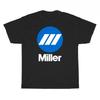 Новая футболка унисекс с логотипом сварочного оборудования Miller, смешная, размеры от S до 5XL
