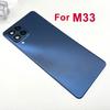 Задняя крышка Для телефона Samsung Galaxy M53 M33 M536B M336B Задняя пластиковая крышка Запасной задний корпус С линзой камеры