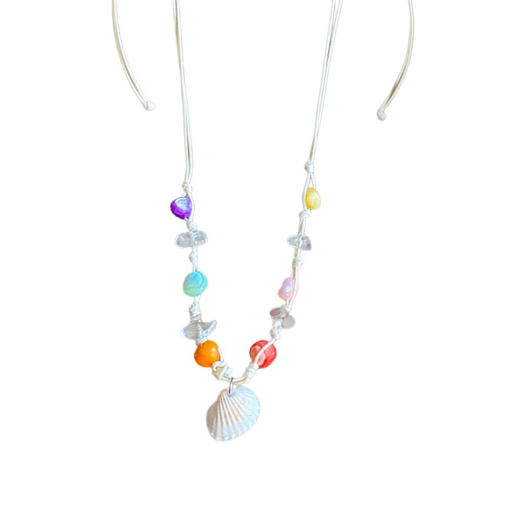Pearl Shell Starfish Necklace Summer Sea Series Starfish Beach Neck Chain Daily