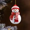 Yousheng Рождественский снеговик, украшение, плоский акриловый подвесной декор, мультяшный снеговик, праздничная подвеска для рождественской елки, автомобильная дверь
