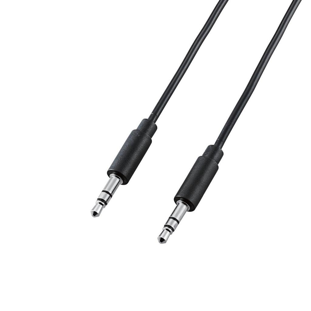 Аудиокабель ELECOM Stereo Mini Plug Ultra Thin Slim Connector Black 1,5 ...
