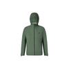 Solid Color Hooded Zip Long Sleeve Waterproof Jacket Men Jacket Siberian-Green A11M417708F-DG