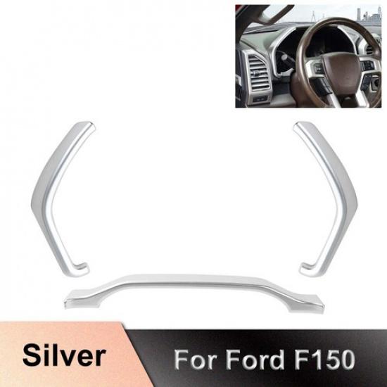 For 2015-18 Ford F150 Center Console Dashboard Panel Trim Strip Cover Sliver ABS