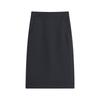 Zurich Women's Autumn/Winter Cotton Air Layer High Waist Classic Skirt - Versatile Mid-Length Hip Wrap.
