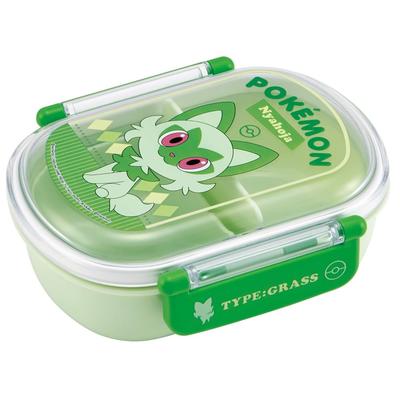 Обед 1 с антибактериальным блюдом Core Dishes Kids Made in Pokemon QAF2BAAG, детская коробка, ярусная, 360 мл, (Боковой контейнер), Обед в форме купола,