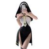 Sister Sexy Cosplay Erotic Extreme Nun Costume Butt Showing Maid Uniform Maid Slit Lingerie Underwear Temptation Training Cute Cute Saint Pastor