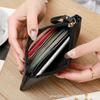 Women's Large Capacity Leather Wristlet Clutch - Multifunctional Portable Fashion Storage with Zipper