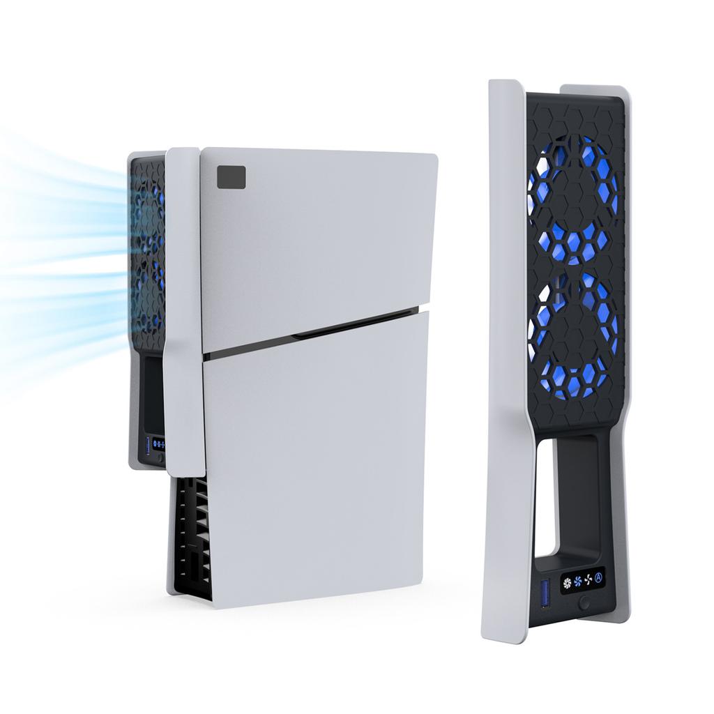 DOBE FOMIS ELECTRONICS TP5-35159 Для Sony PlayStation 5 Pro/5 Slim Охлаждающий вентилятор Двойной вентилятор Умный контроль температуры