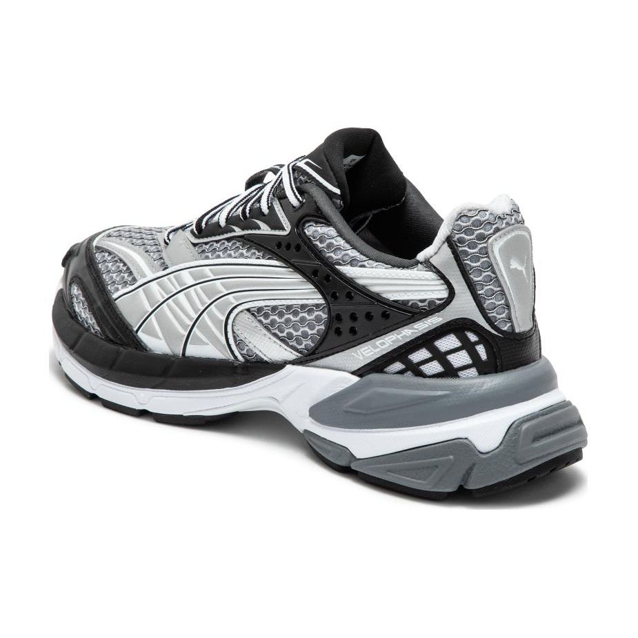 Puma Velophasis Phased Casual Lightweight Shock Absorbing Low Top Lifestyle Shoes Unisex Sneaker White Gray 389365-09