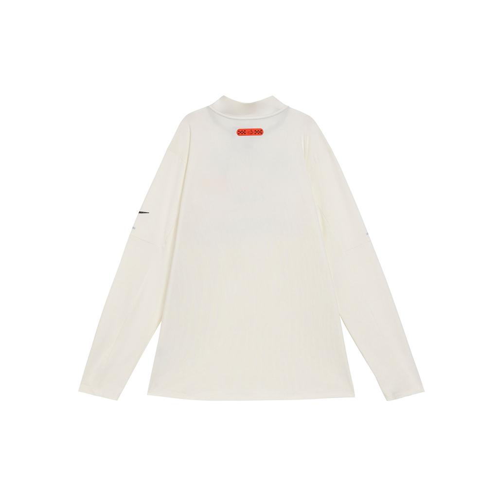 Nike Футболка с логотипом Element Dri-Fit, удобная, повседневная, спортивная, с длинным рукавом, мужская, цвет не совсем белый HF4560-133