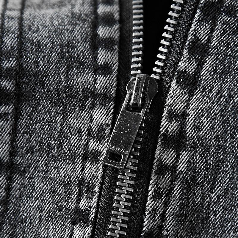 Куртка мужская хлопковая тонкая мужская джинсовая куртка в стиле ретро одежда