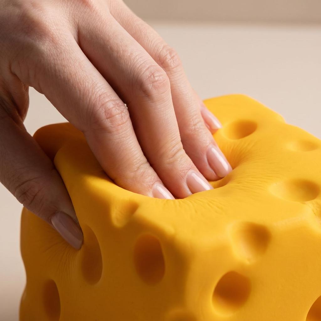 Куб-антистресс 10 см, мягкая глина, сжимаемая, сенсорная игрушка-фиджет для расслабления и концентрации