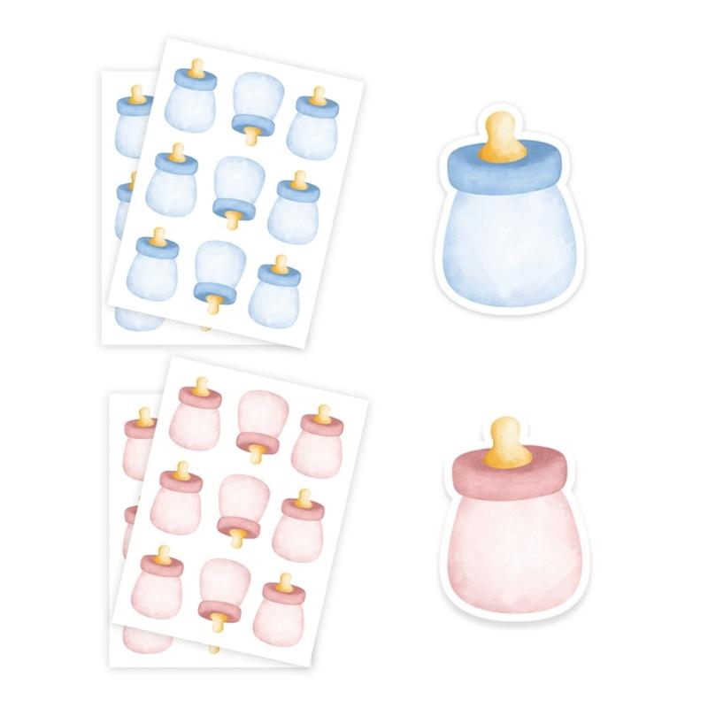 Игра на определение пола для вечеринки Baby Shower с плакатом 36 шт. наклеек для голосования «Девочка или мальчик» для определения пола. Праздничные принадлежности
