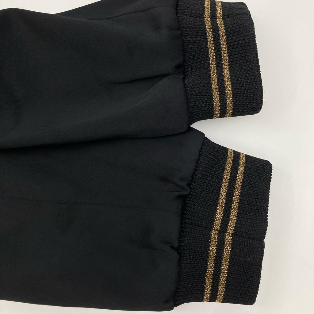 Saint Laurent Paris 16AW EDIUM Палладиевая блестящая куртка-бомбер с мишками 44 черный Б/у