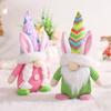 Cross-border Cute Easter Bunny Ear Faceless Gnome Doll for Party Decor