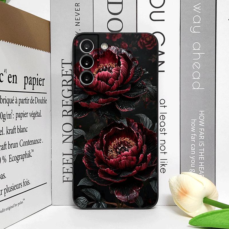 Винтажный Цветочный Узор Пион Чехол для Телефона для Google Pixel 9A 8 A 7A 6 A 7 PRO 8 9 Pro XL 4G 5G Ударопрочный Мягкий Чехол