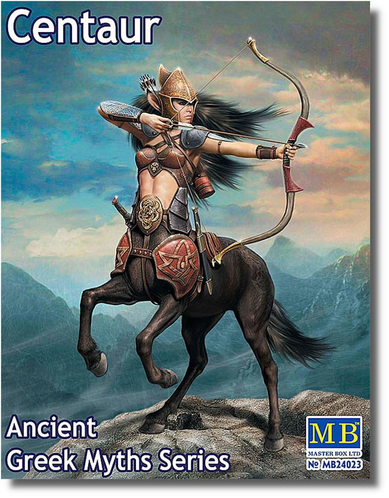 Master Box Масштаб 1/24 Серия Греческая мифология Кентавр-лучник, Получеловек, Полузверь Пластиковая модель, MB24023