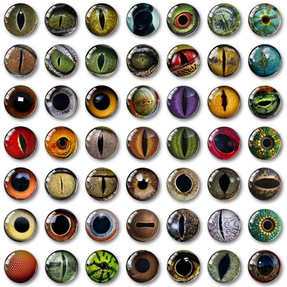 20pcs/10pairs 6mm-20mm Puppet Crystal Eyes Crystal Glitter Crystal Eyes  DIY Doll Accessories