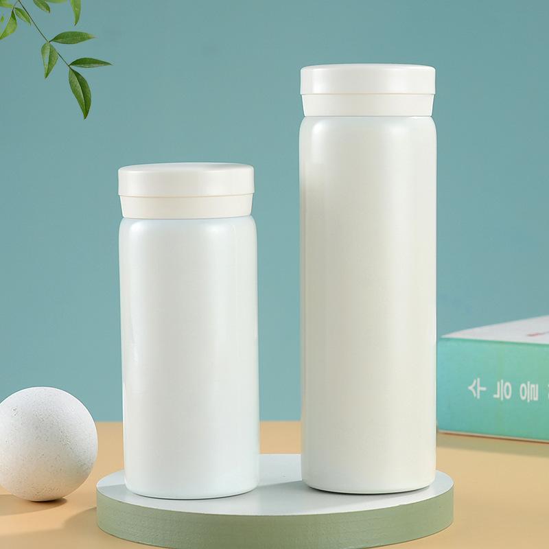 Мини-термос из нержавеющей стали, симпатичная и удобная, маленькая и изящная карманная чашка для воды, для автомобиля, простая и удобная чашка