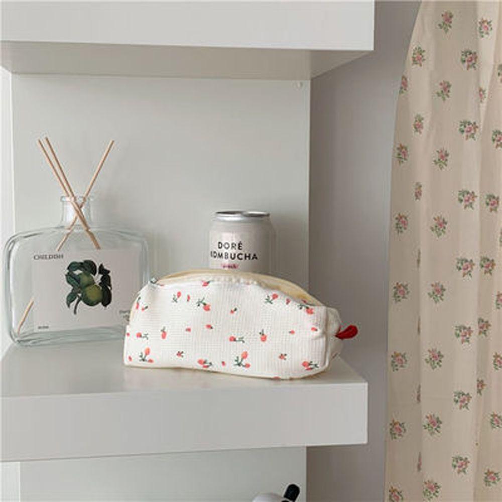 School Stationery Makeup Bag Pen Box Fresh Style Storage Bags Pencil Bag Small Flowers Pencil Cases