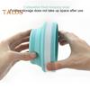 Silicone Collapsible Travel Cup Set 550/350/200/100/950ML Folding Camping Cup Bowl Expandable Drinking Cup with Lids Odorless Kitchen Tools for