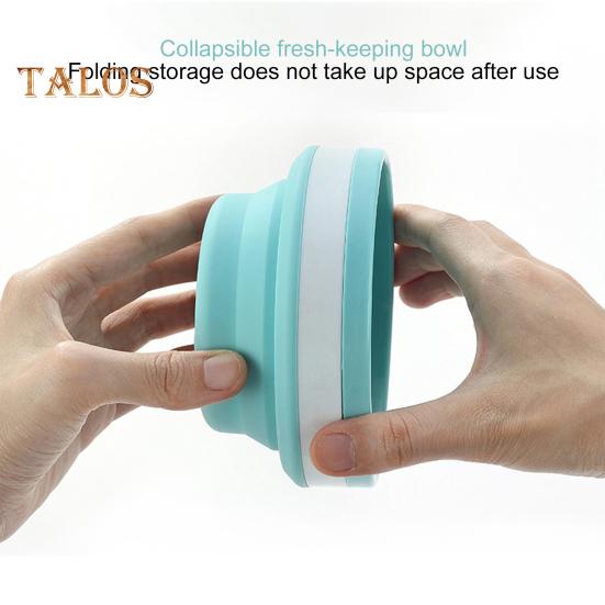 Silicone Collapsible Travel Cup Set 550/350/200/100/950ML Folding Camping Cup Bowl Expandable Drinking Cup with Lids Odorless Kitchen Tools for