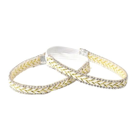 1 Pair Shoe Straps Anti-skid Anti Falling Button Snap Design High Elasticity