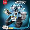 Mindy 2.4G Remote Control Robot Compatible with Lego Blocks - Assembly Toy for Students and Boys