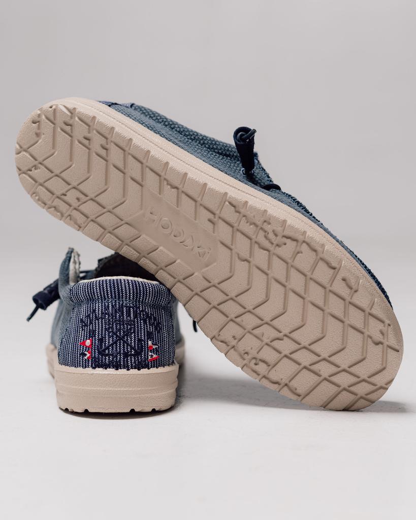 Мокасины Hodaki 11001 40 синие джинс текстиль