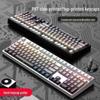 Механические колпачки для клавиш PBT с градиентом, персонализированные Double Shot, боковая печать, полупрозрачные, пятисторонняя сублимационная печать, полный набор