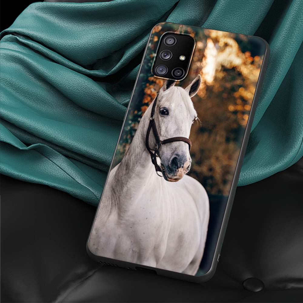 Чехлы с изображением бегущей лошади для Samsung Galaxy A70 A50 A40 A20s A30 A10s A20e A10 A02s A01, чехол для телефона Samsung A51 A72
