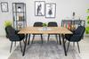 LUGO chair - black velvet / black legs x 1