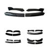 4 PCS Universal Car Front Bumper Lip Spoiler 4-Stage Front Bumper Fixed Front Lip Chin Splitter Front Body Shovel For Most Cars
