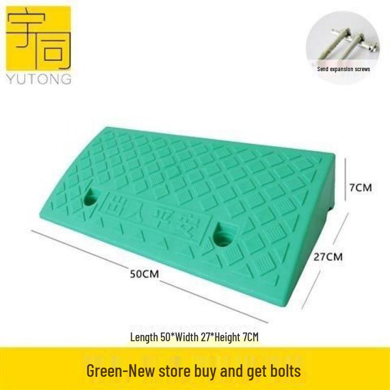 Треугольная пластиковая автомобильная аппарель для порога и подушка-лежачий полицейский