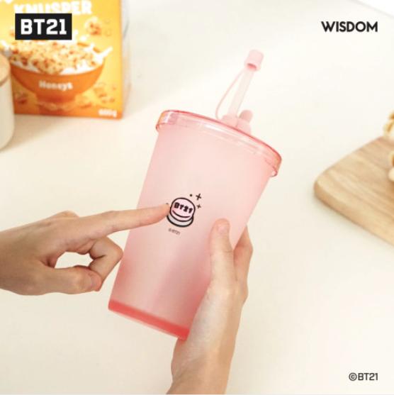 Стакан для льда Minini BT21 с трубочкой