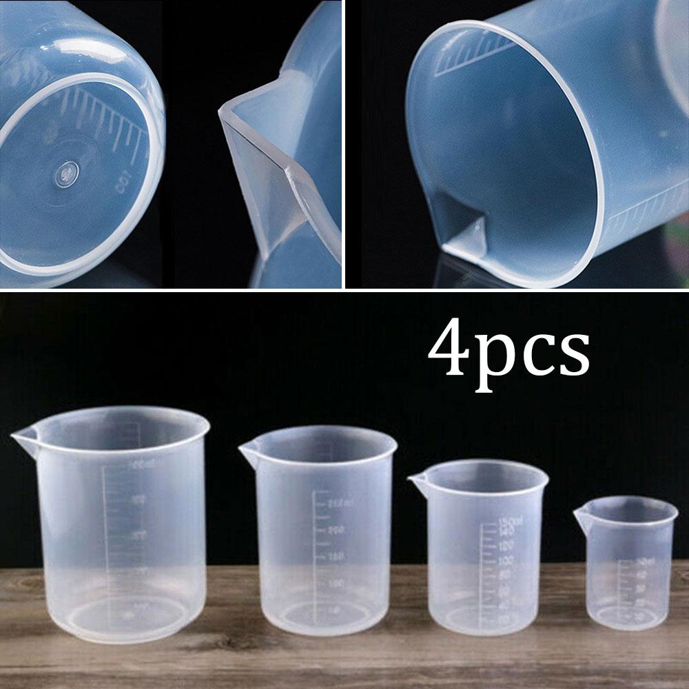 4 шт., 50–500 мл, наборы мерных кувшинов, пластиковая градуированная чашка для кухонного инструмента