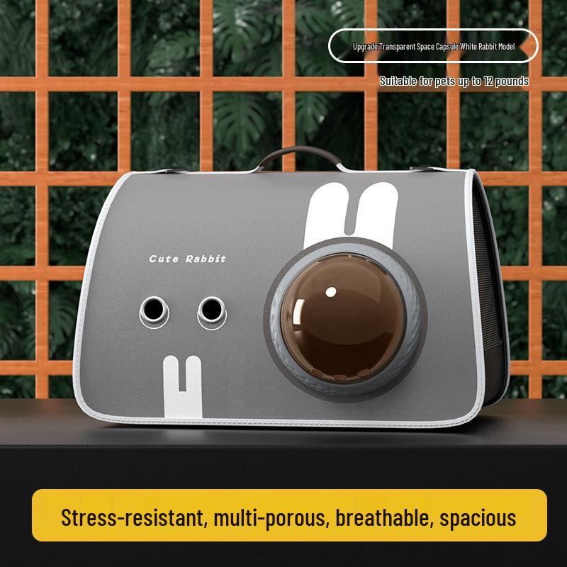 Портативный рюкзак для кошек с прозрачным куполом для путешествий