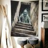 Horrible basement Wall Hanging Printed Fabric Blanket Decorative Tapestries for Bedroom Living Room Home Decor