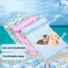 Dog Bed Mat Summer Cooling Pad Mat Pet Dog Sleeping Bed With Pillow Dogs Cats Ice Silk Blanket Cooling Pet Ice Mattress