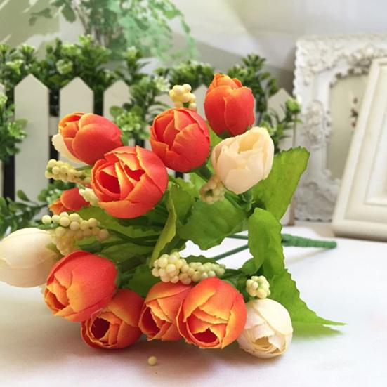 Nice Artificial Roses Flowers Unfading Simulation Convenient