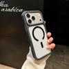 Чехол для мобильного телефона 2-в-1 для iPhone17Promax 16pm Apple 15 высокая прозрачность магнитный 14 цветная рамка 13