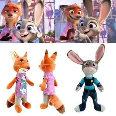Самые продаваемые плюшевые куклы Disney Зверополис 2 Джуди Зайчиха и Ник Лис Идеальный праздничный подарок для детей