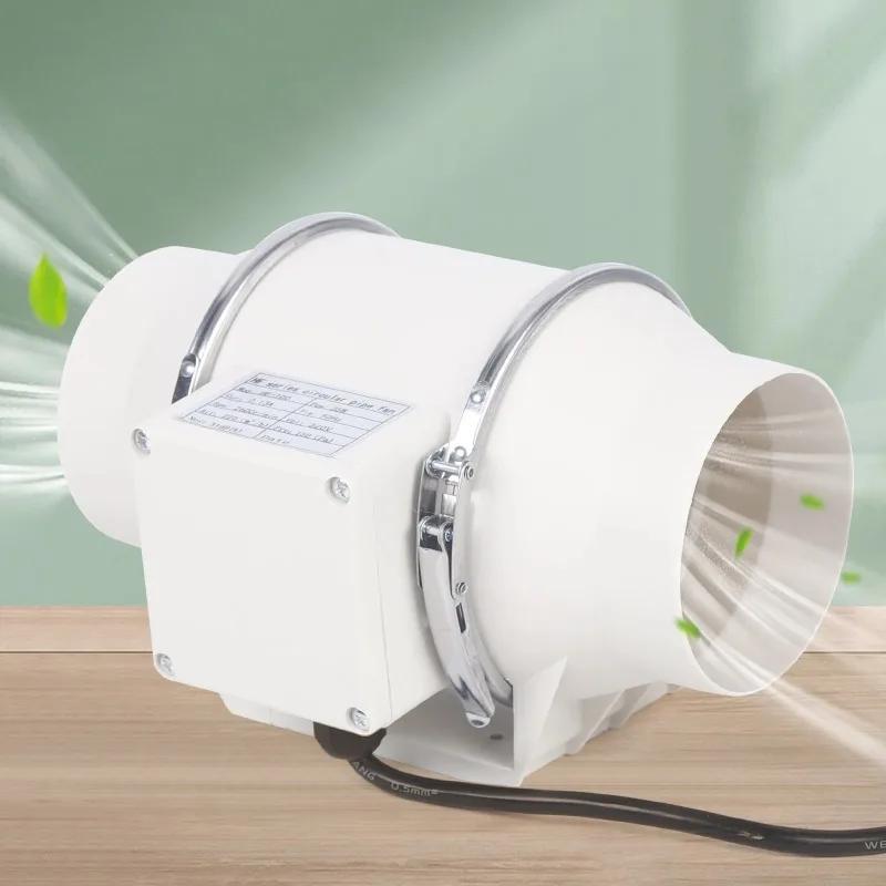 ZEXEF DPT-315 Высокоскоростной вытяжной вентилятор 1200 куб. футов в минуту Алюминиевый канальный бустерный вентилятор для коммерческой кухни, ванной комнаты, вентиляции