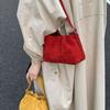 Handbag Slouchy Hobo Bags Large Capacity Solid Color Tote Bag Suede Pleated Cloud Bag  Travel