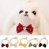 Faux Pearl Pet Collar Necklace with Bow for Dogs Cats Fancy Cat Wedding Collar Jewelry for Girl Cats Dogs Accessories