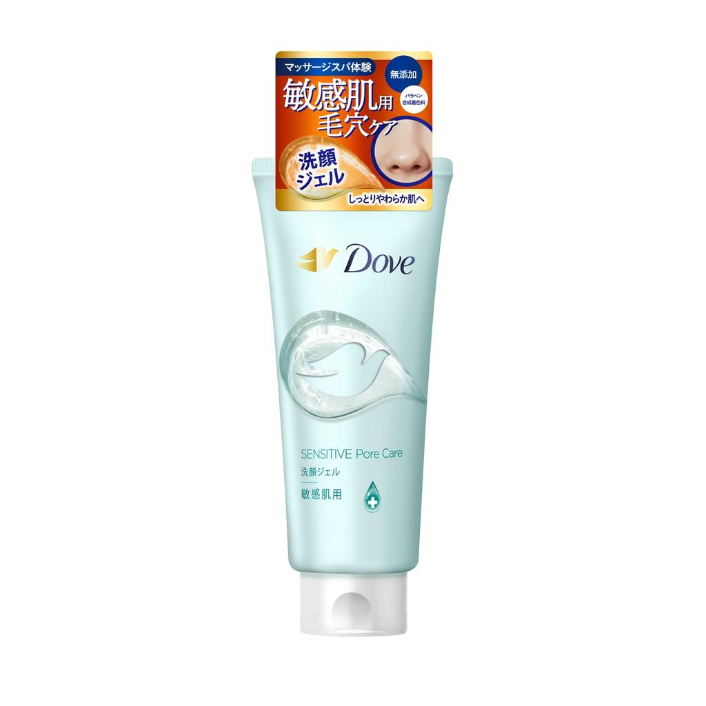 Dove Moist Pore Care Facial Cleansing Gel for Sensitive Skin 140g Unscented