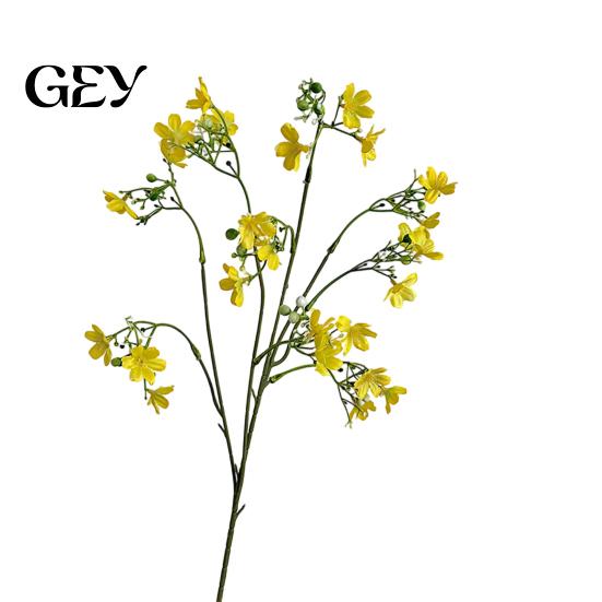 Living Room Flower Decor Artificial Flowers, with Flexible Stems Branch, Realistic Petals Long-Lasting Wedding Decorations Floral Arrangement,