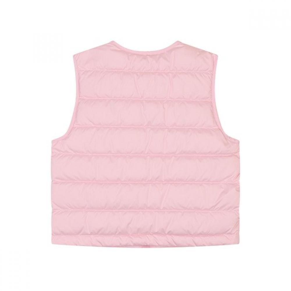 Kangol Women Spring Light Down Vest Pink Sa 0001